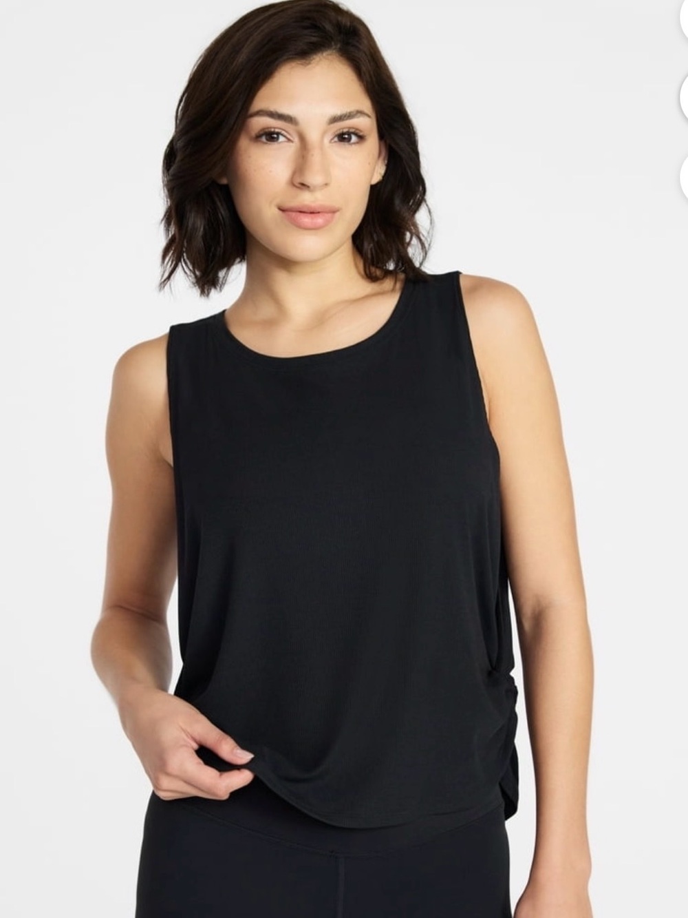 Avia Black Lightweight Crewneck Tank